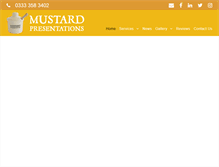 Tablet Screenshot of mustard.uk.net